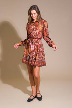 Load image into Gallery viewer, DESERT DAWN WOVEN MINI DRESS
