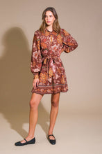 Load image into Gallery viewer, DESERT DAWN WOVEN MINI DRESS
