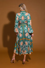 Load image into Gallery viewer, LOVE ESPRESSO WOVEN MIDI DRESS
