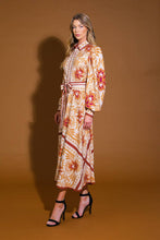 Load image into Gallery viewer, LOVE ESPRESSO WOVEN MIDI DRESS
