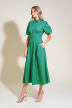 Load image into Gallery viewer, STITCHED SERENITY WOVEN MIDI DRESS
