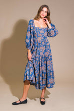 Load image into Gallery viewer, CIRCLE OF FRIENDS DENIM MIDI DRESS

