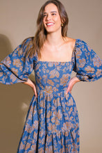 Load image into Gallery viewer, CIRCLE OF FRIENDS DENIM MIDI DRESS
