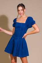 Load image into Gallery viewer, DO YOU EVER DENIM MINI DRESS
