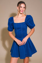 Load image into Gallery viewer, DO YOU EVER DENIM MINI DRESS
