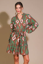 Load image into Gallery viewer, WORD ON THE STREET WOVEN MINI DRESS
