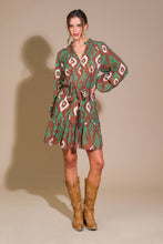 Load image into Gallery viewer, WORD ON THE STREET WOVEN MINI DRESS
