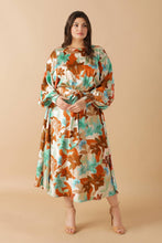 Load image into Gallery viewer, MYSTIC TWILIGHT WOVEN MIDI DRESS
