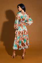 Load image into Gallery viewer, MYSTIC TWILIGHT WOVEN MIDI DRESS
