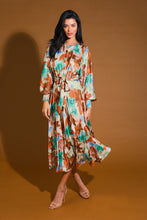 Load image into Gallery viewer, MYSTIC TWILIGHT WOVEN MIDI DRESS
