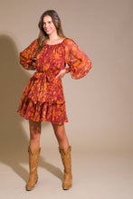 Load image into Gallery viewer, PETAL MIST WOVEN MINI DRESS
