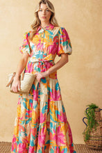 Load image into Gallery viewer, SWEET SOIREE WOVEN MIDI DRESS
