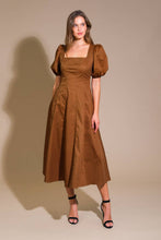 Load image into Gallery viewer, COLORS OF MY HEART WOVEN MIDI DRESS
