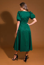 Load image into Gallery viewer, COLORS OF MY HEART WOVEN MIDI DRESS
