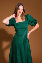 Load image into Gallery viewer, COLORS OF MY HEART WOVEN MIDI DRESS
