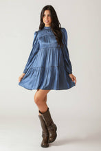 Load image into Gallery viewer, SERENITY CALLING WOVEN BABYDOLL MINI DRESS
