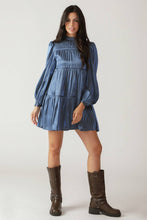 Load image into Gallery viewer, SERENITY CALLING WOVEN BABYDOLL MINI DRESS
