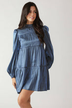 Load image into Gallery viewer, SERENITY CALLING WOVEN BABYDOLL MINI DRESS
