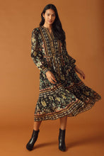 Load image into Gallery viewer, ALONG THE WAY WOVEN MIDI DRESS
