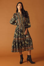 Load image into Gallery viewer, ALONG THE WAY WOVEN MIDI DRESS
