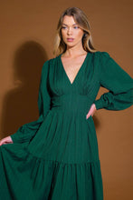 Load image into Gallery viewer, POSH PRESENCE WOVEN MIDI DRESS
