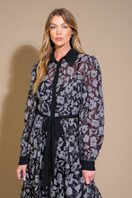 Load image into Gallery viewer, CAPTIVATING ALWAYS JACQUARD MIDI DRESS
