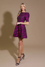 Load image into Gallery viewer, TRUE LOVER WOVEN JACQUARD MINI DRESS
