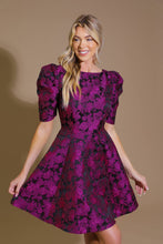 Load image into Gallery viewer, TRUE LOVER WOVEN JACQUARD MINI DRESS
