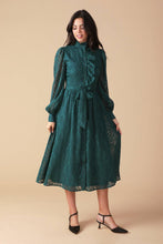 Load image into Gallery viewer, HANDLED IT WOVEN MIDI DRESS
