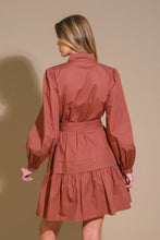 Load image into Gallery viewer, AESTHETIC POSE WOVEN MINI DRESS
