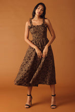 Load image into Gallery viewer, LOST IN TIME WOVEN MIDI DRESS
