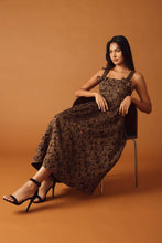 Load image into Gallery viewer, LOST IN TIME WOVEN MIDI DRESS
