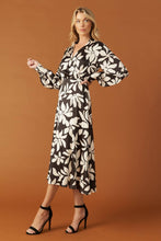 Load image into Gallery viewer, AFTER HOURS WOVEN MIDI DRESS
