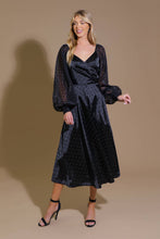 Load image into Gallery viewer, LUMINOUS VIBES WOVEN MIDI DRESS
