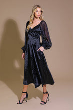 Load image into Gallery viewer, LUMINOUS VIBES WOVEN MIDI DRESS
