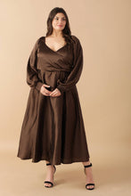 Load image into Gallery viewer, ROMANTIC LOVER EMBELLISHED WOVEN MIDI DRESS

