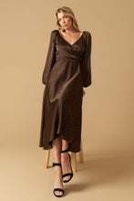 Load image into Gallery viewer, ROMANTIC LOVER EMBELLISHED WOVEN MIDI DRESS

