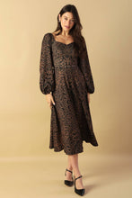 Load image into Gallery viewer, RUSTIC ALLURE WOVEN MIDI DRESS
