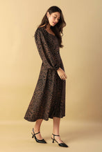 Load image into Gallery viewer, RUSTIC ALLURE WOVEN MIDI DRESS

