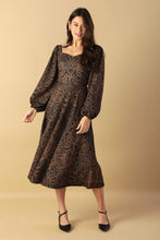 Load image into Gallery viewer, RUSTIC ALLURE WOVEN MIDI DRESS
