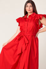 Load image into Gallery viewer, GLIMPSE IN TIME WOVEN MIDI DRESS
