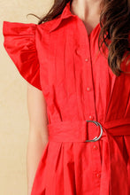Load image into Gallery viewer, GLIMPSE IN TIME WOVEN MIDI DRESS

