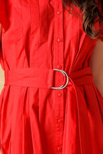Load image into Gallery viewer, GLIMPSE IN TIME WOVEN MIDI DRESS

