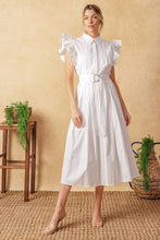 Load image into Gallery viewer, GLIMPSE IN TIME WOVEN MIDI DRESS
