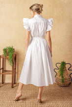Load image into Gallery viewer, GLIMPSE IN TIME WOVEN MIDI DRESS
