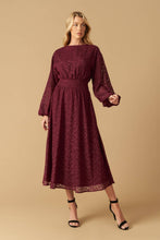 Load image into Gallery viewer, TOO GOOD TO BE TRUE WOVEN MIDI DRESS
