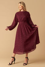Load image into Gallery viewer, TOO GOOD TO BE TRUE WOVEN MIDI DRESS
