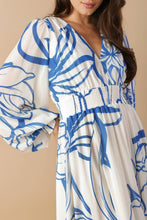 Load image into Gallery viewer, DANCING DEWDROPS WOVEN MAXI DRESS

