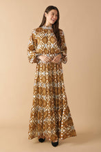 Load image into Gallery viewer, CELESTIAL CASCADE WOVEN MAXI DRESS
