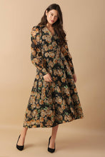 Load image into Gallery viewer, TIME TO EVOLVE WOVEN MIDI DRESS

